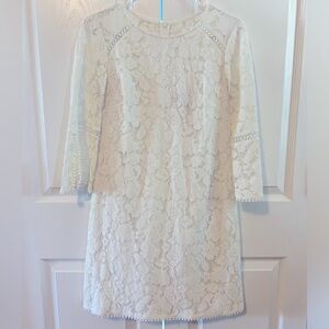 Vince Camuto White Lace Dress